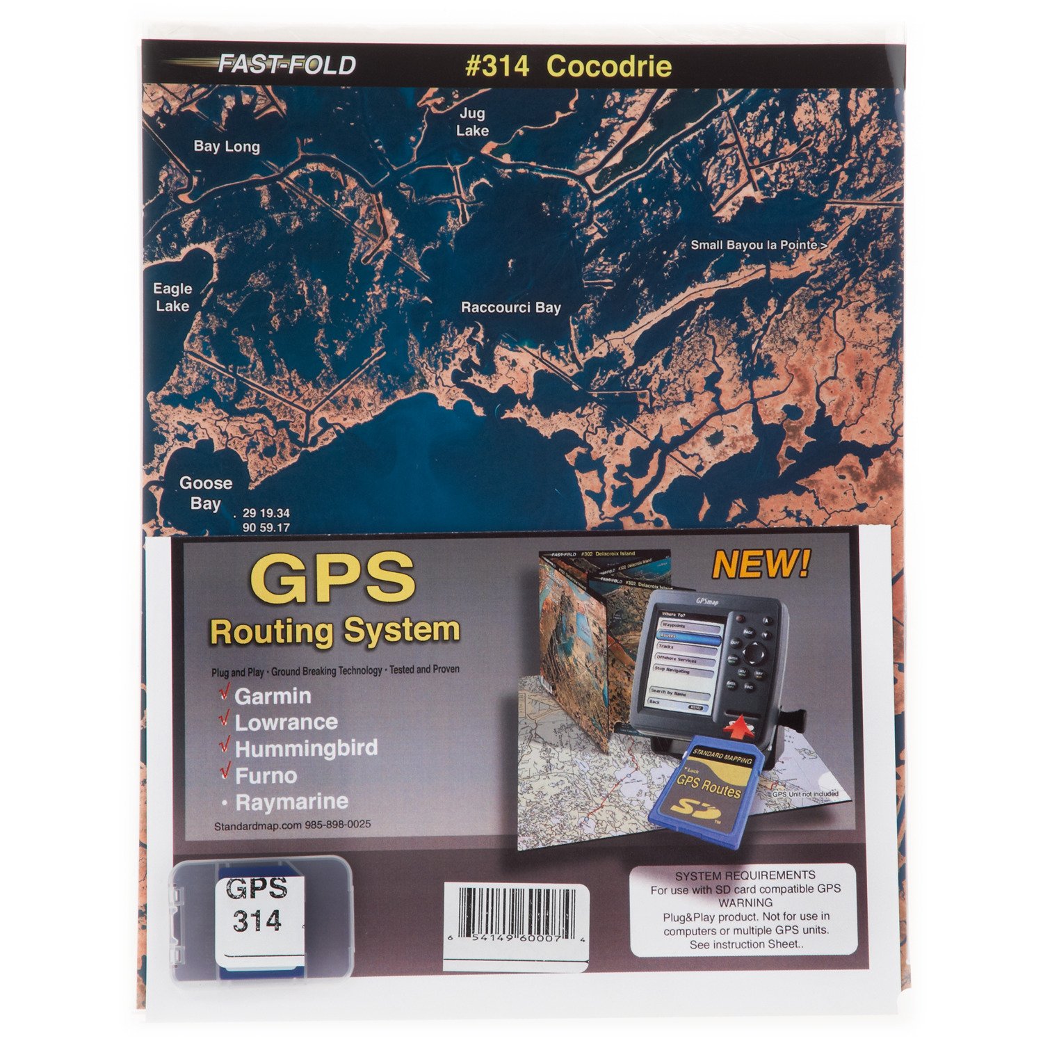 Standard Mapping Point a La Hache - Brenton Sound Folded Map thumbnail