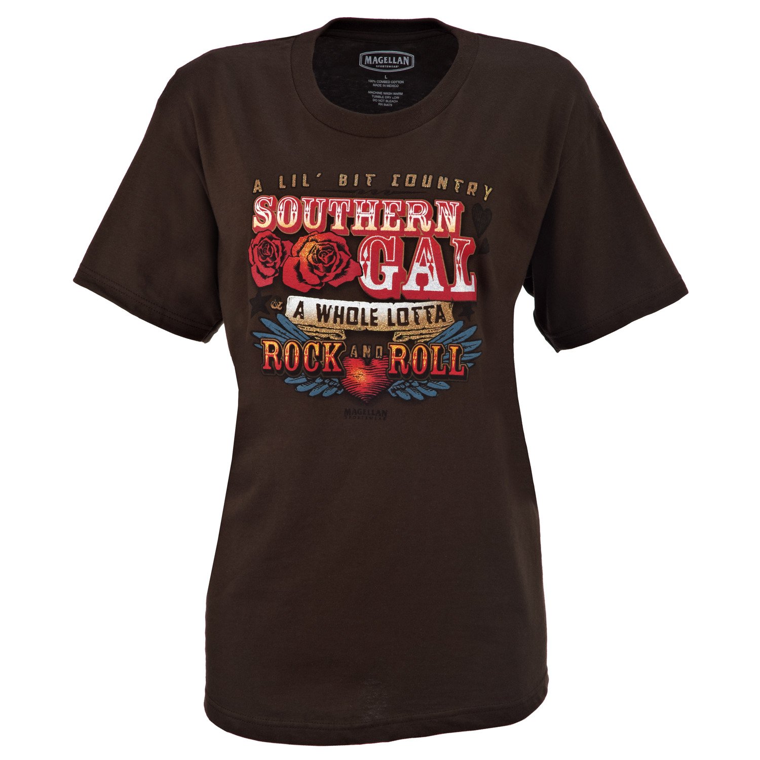 Magellan Outdoors Women's Southern Girl Country Rock Graphic T-shirt