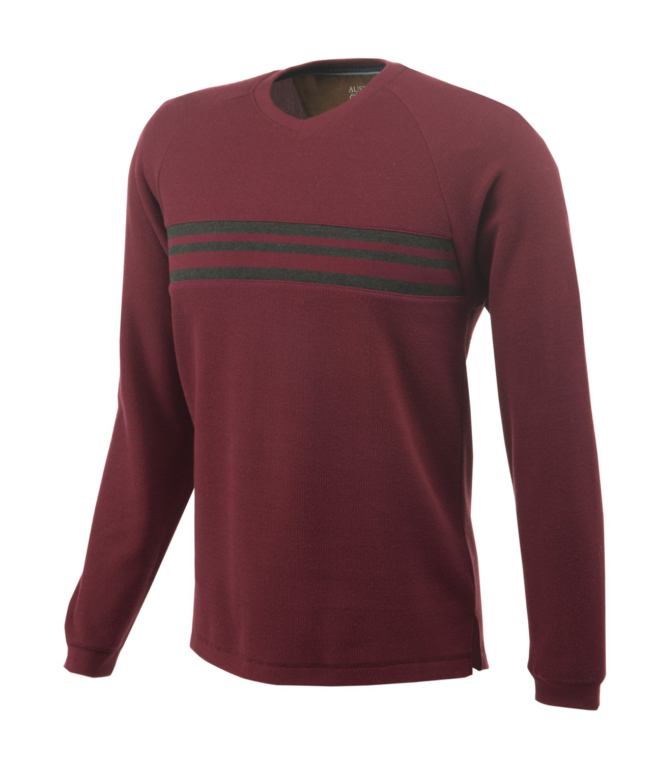 Austin Clothing Co.® Men's Flatback Chest Stripe Raglan Pullover Shirt