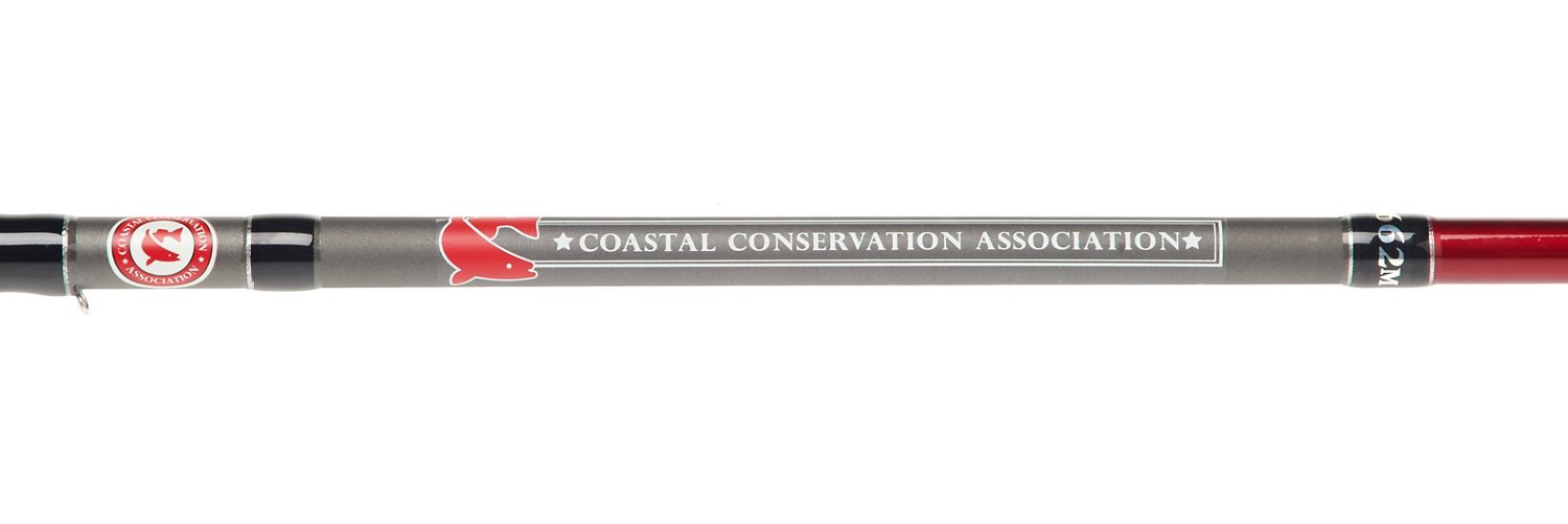 Zebco Coastal Conservation Association Inshore 6'6" M Saltwater Spincast Rod and Reel Combo thumbnail