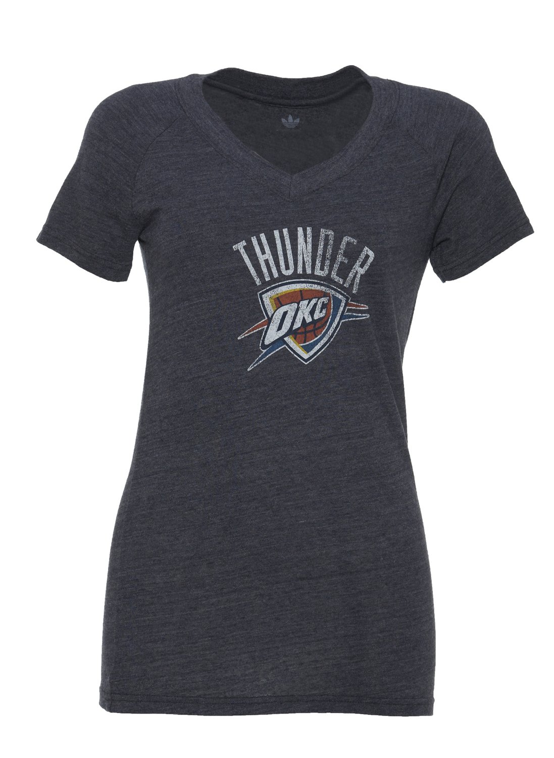 adidas Women's Oklahoma City Thunder Logo V-neck T-shirt