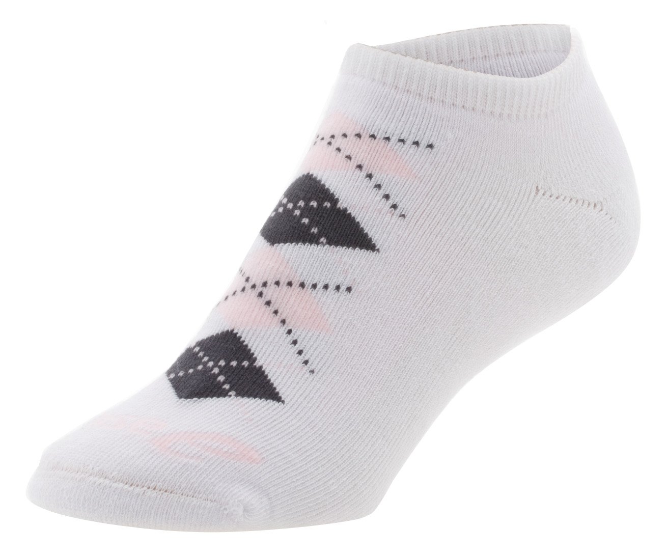 ASICS® Women's Cushioned Argyle No-Show Socks 6-Pack