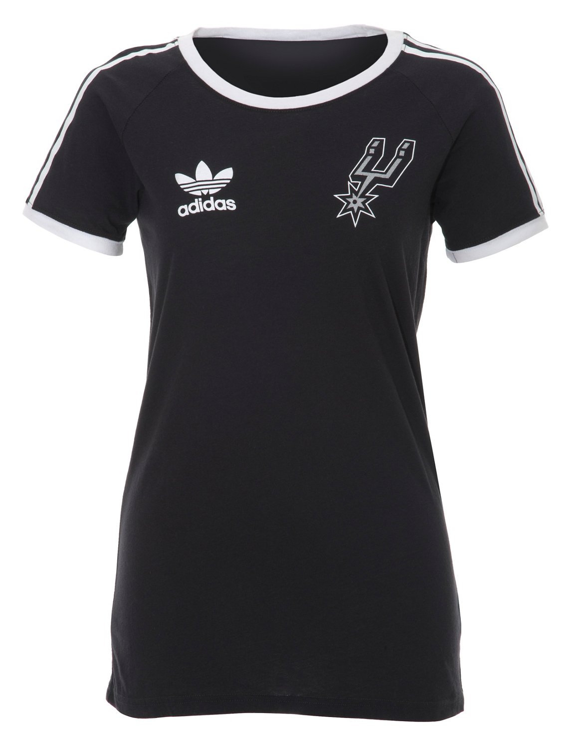 adidas Women's San Antonio Spurs 3-Stripes T-shirt