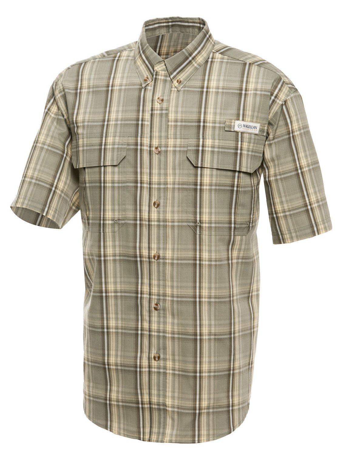 Magellan Outdoors Men's Short Sleeve Gulfport Fishing Shirt