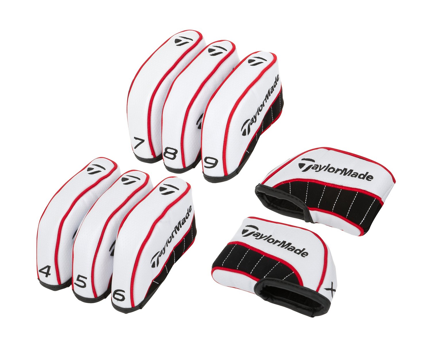 TaylorMade White Irons Set 4 Iron - Pitching Wedge Headcovers