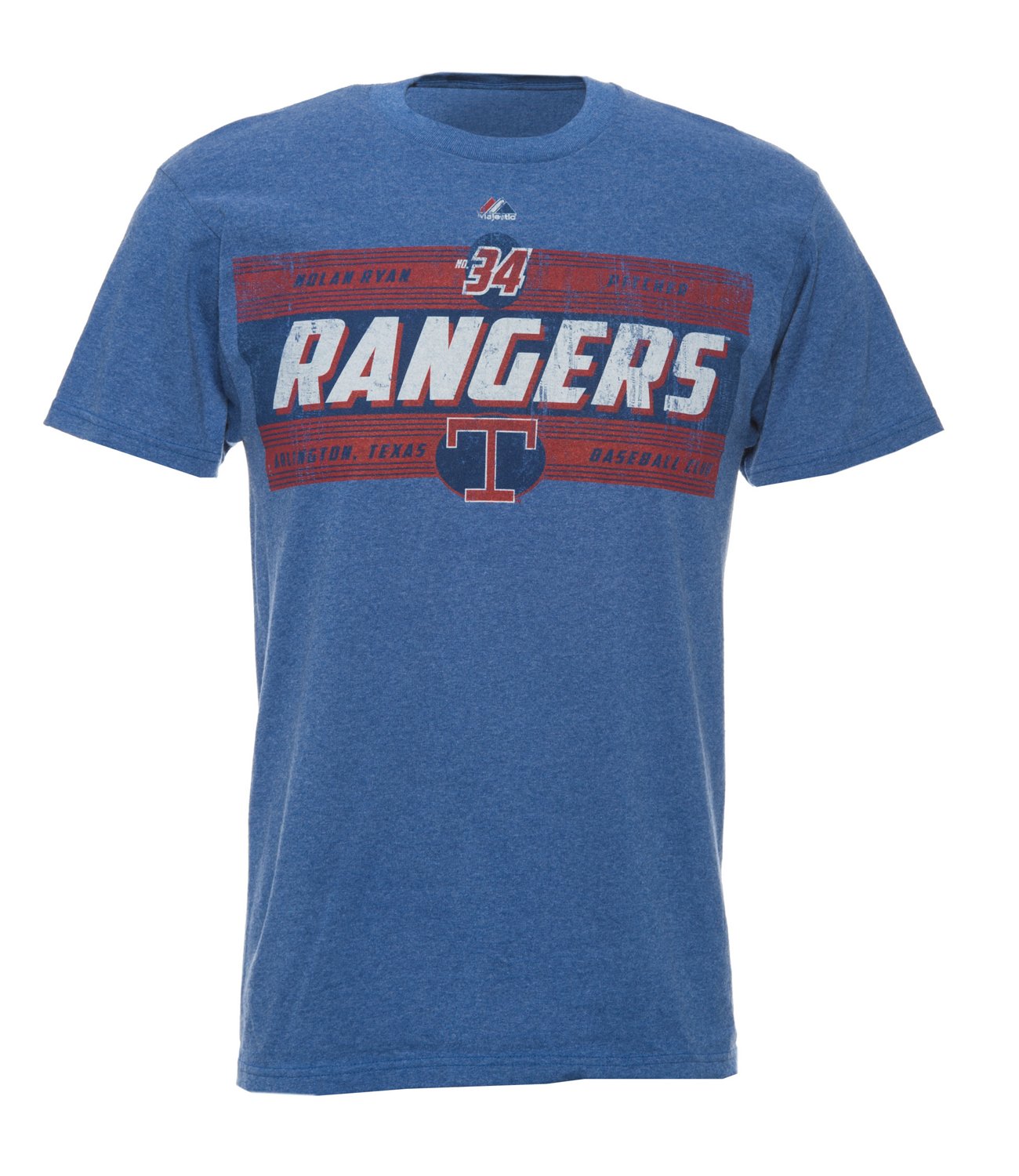 Majestic Men's Texas Rangers Nolan Ryan Cooperstown Driven By Results Player T-shirt