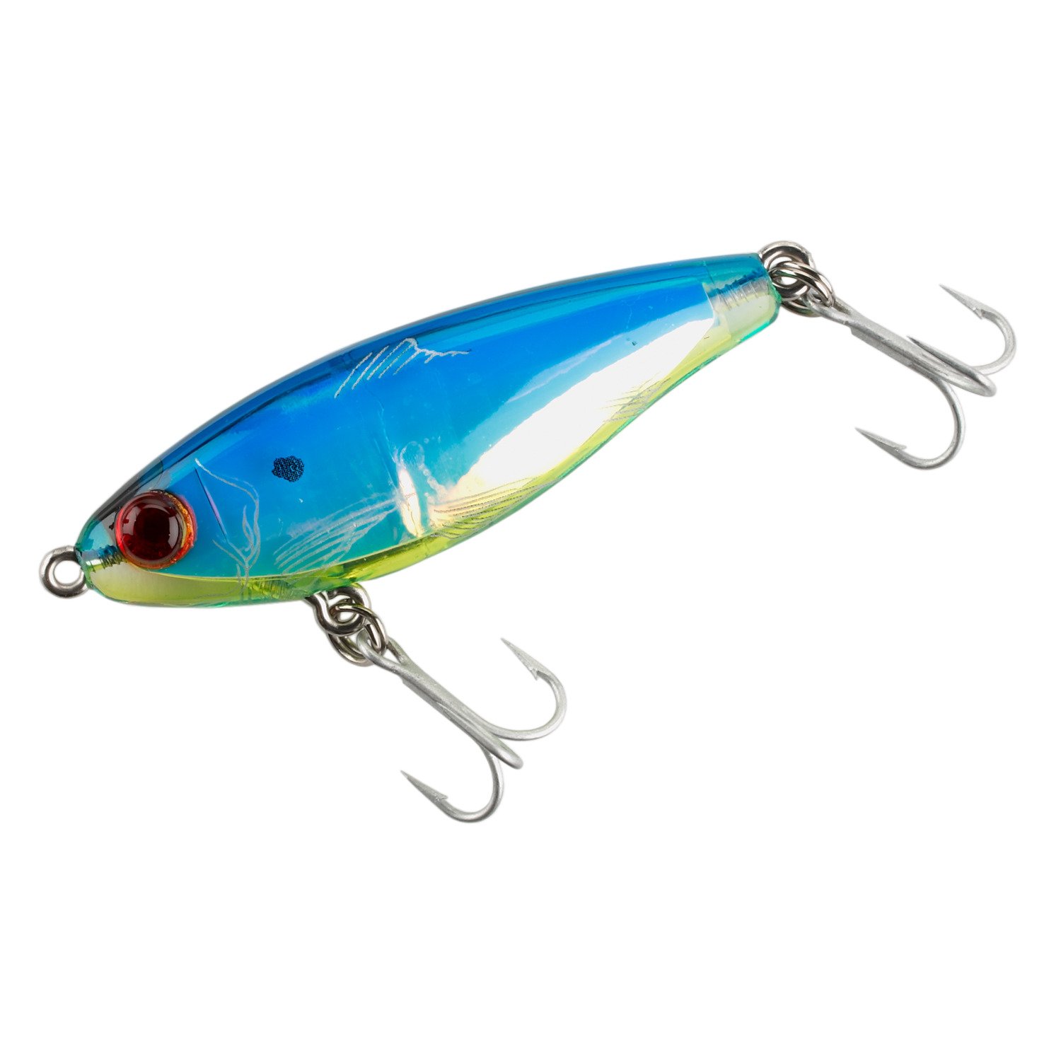 Blue/Chartreuse/Silver Luminescence