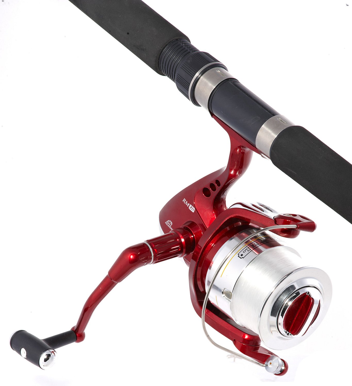 Pinnacle Red Metal 12' Saltwater Bigwater Spinning Rod and Reel Combo thumbnail