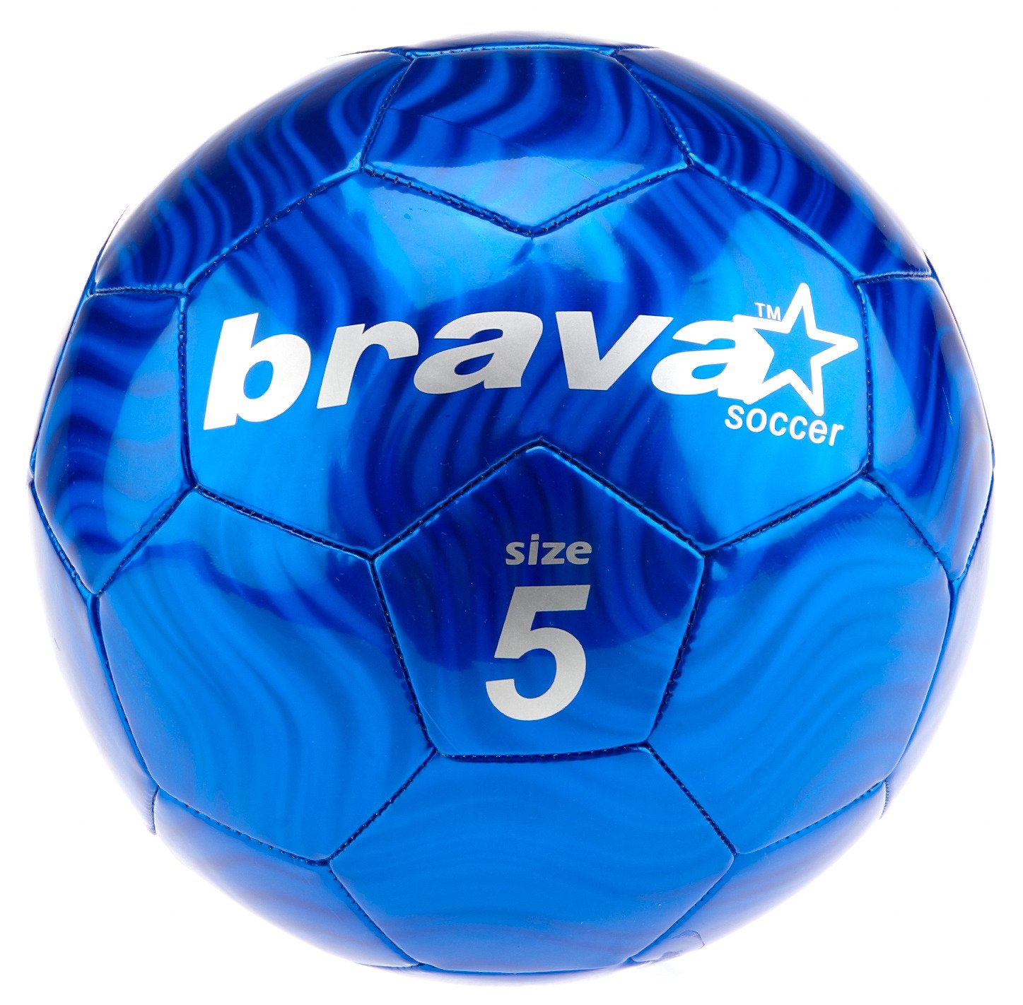 Brava® Soccer Blue Foil Size 5 Soccer Ball