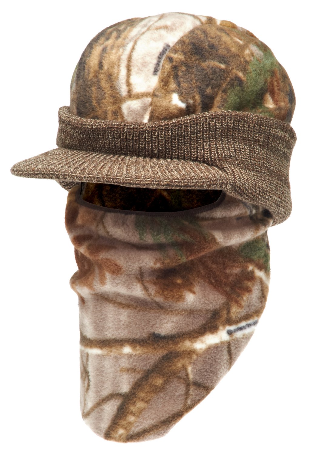 QuietWear Men's Knit Fleece Visor Cap thumbnail