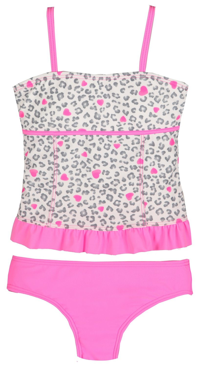 O'rageous® Girls' Sweetheart Ruffle Corsetkini