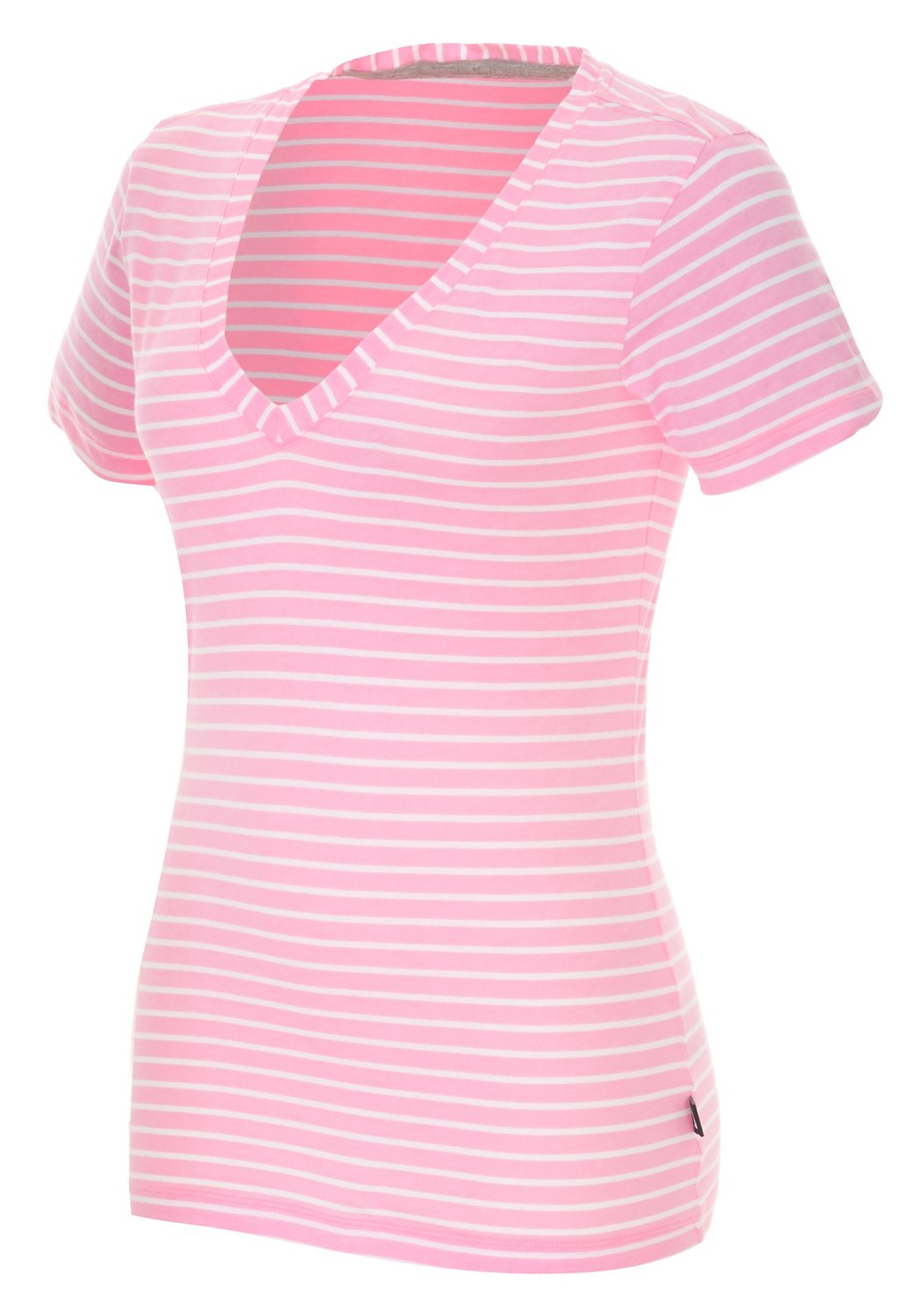 Nike Women's Jersey Stripe Deep V-neck Top