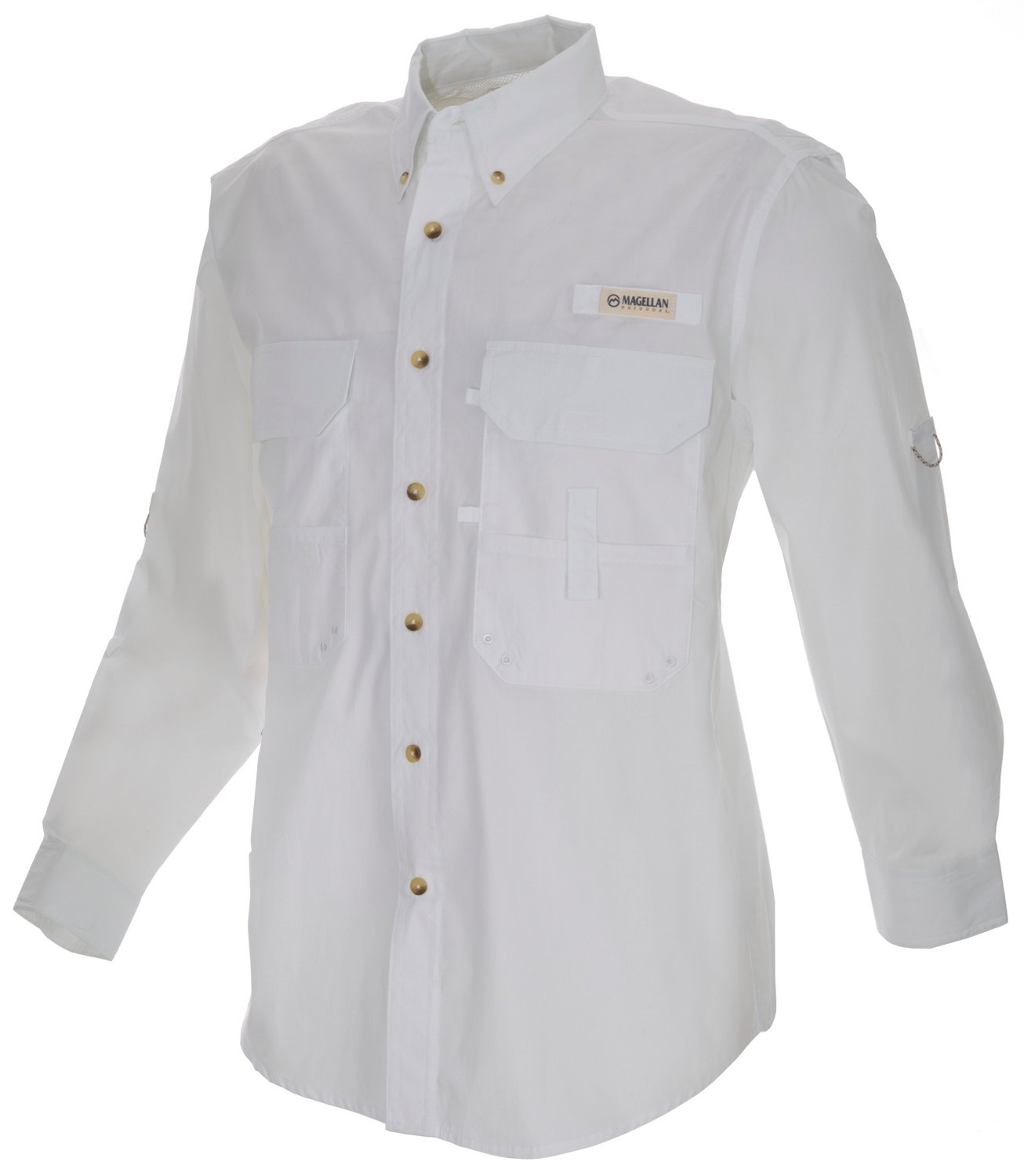 Magellan Outdoors Men's Lake Fork Poplin Fishing Shirt