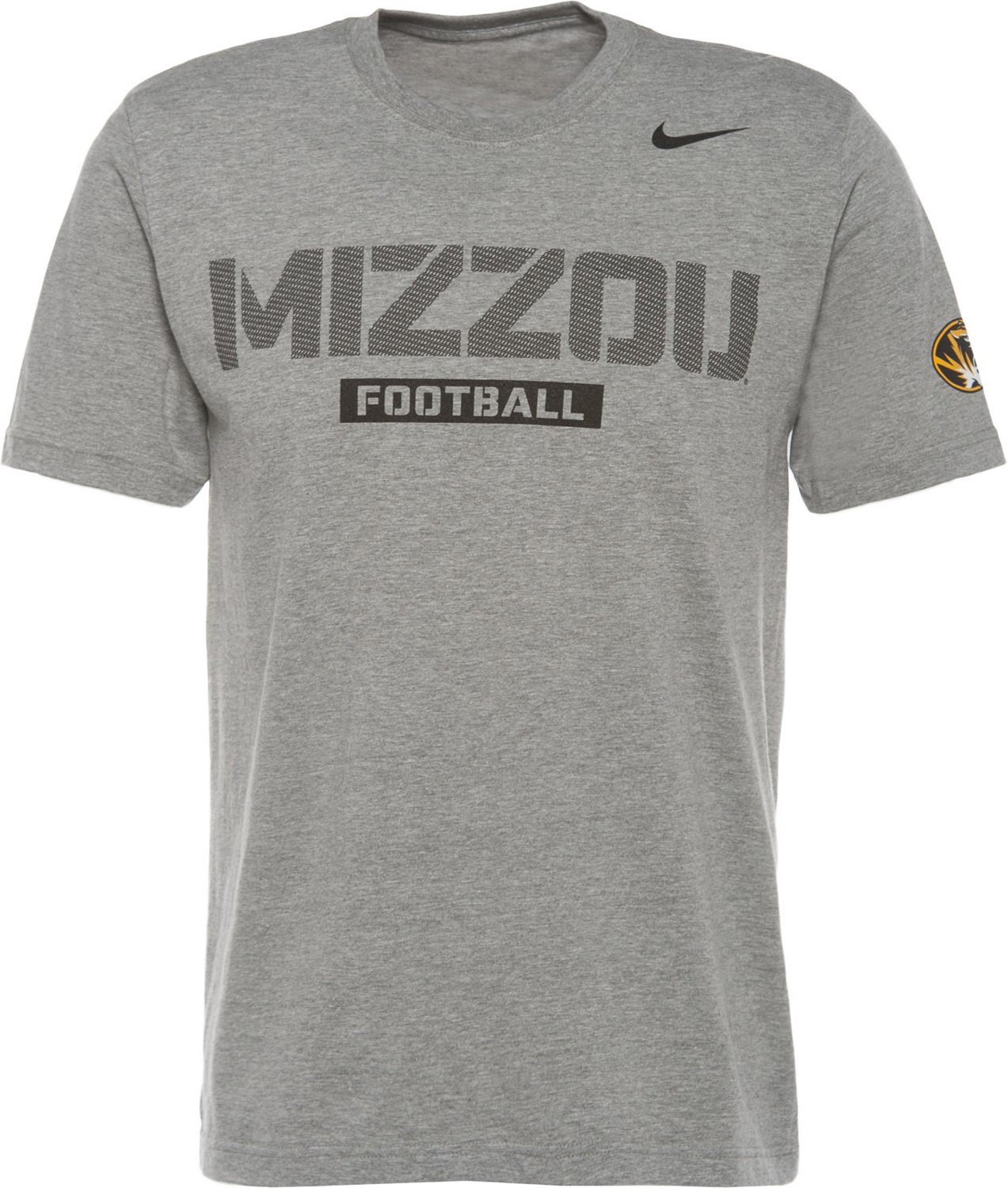 Nike Men's University of Missouri Practice Team Issue Short Sleeve T-shirt