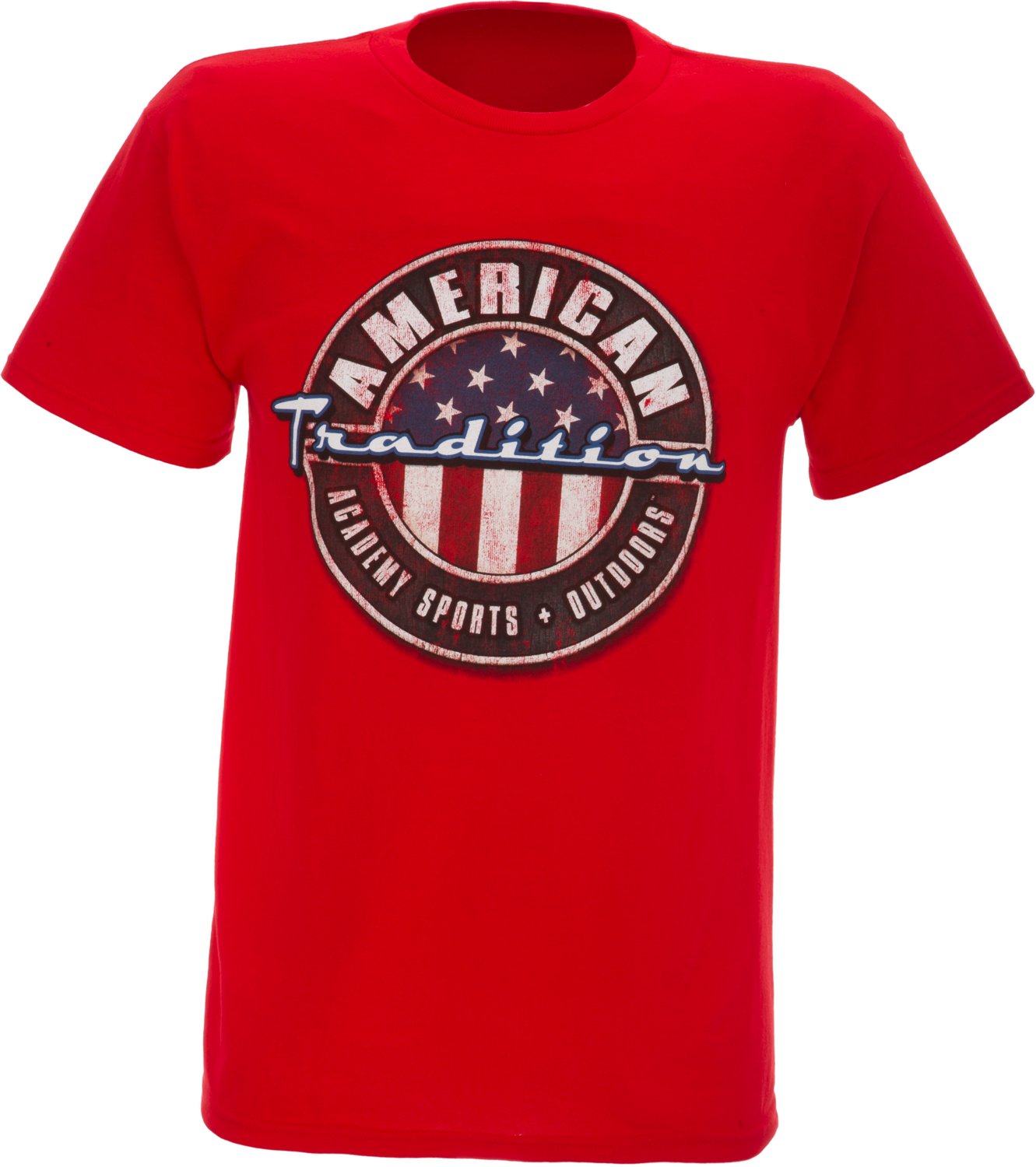 Academy Sports + Outdoors Men's American Traditions Printed Short Sleeve T-shirt
