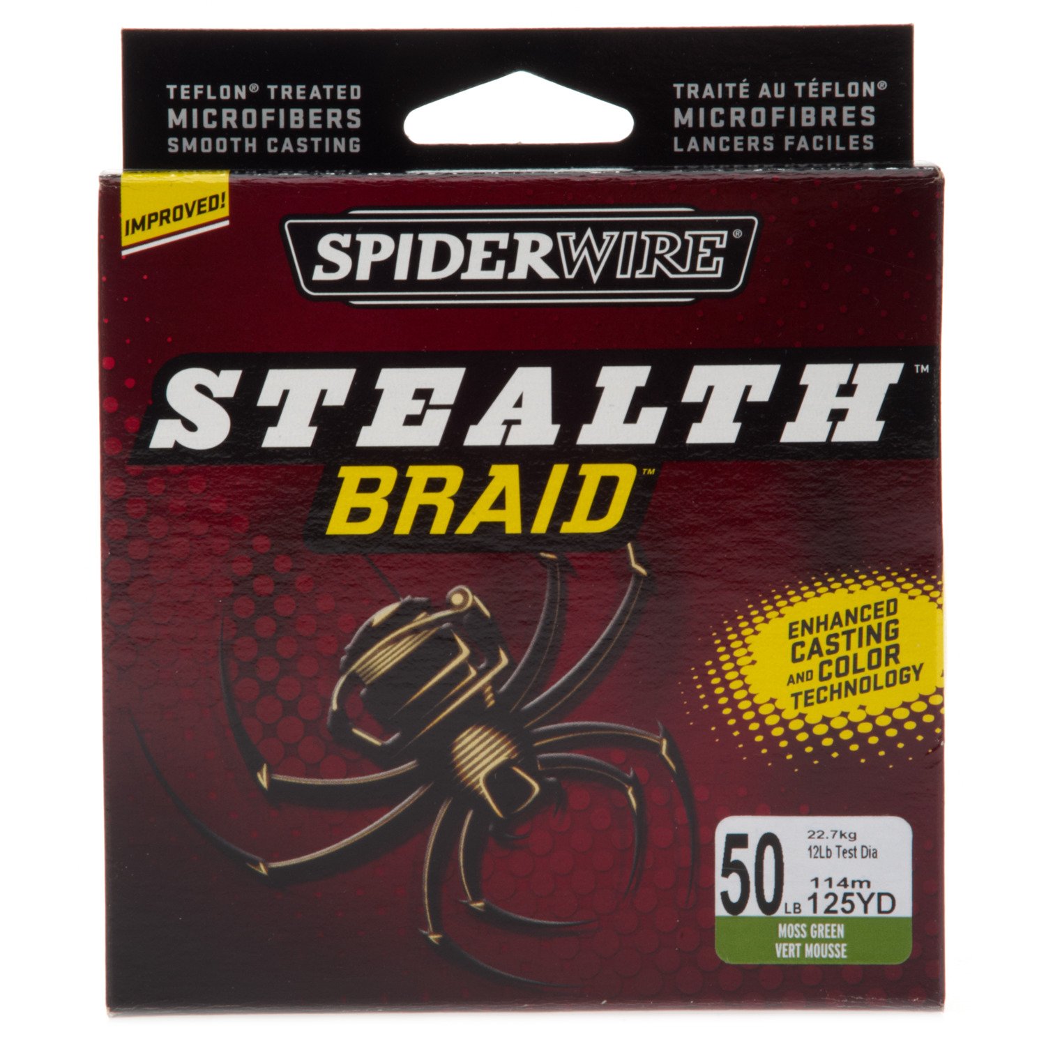 Spiderwire® Stealth™ Braid™ 50 lb. - 125 yards Braided Fishing Line