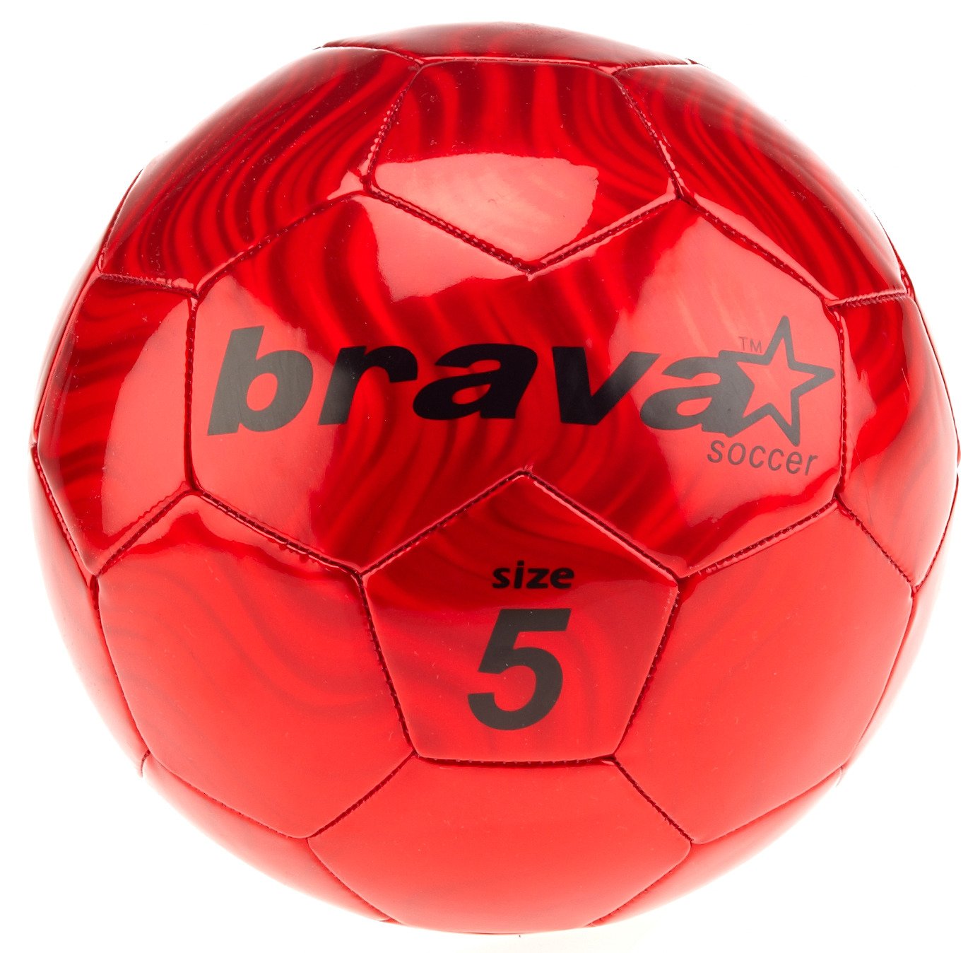 Brava® Soccer Red Foil Size 5 Soccer Ball