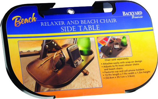 Backyard Basics Deluxe Relaxer/Beach Chair Side Table