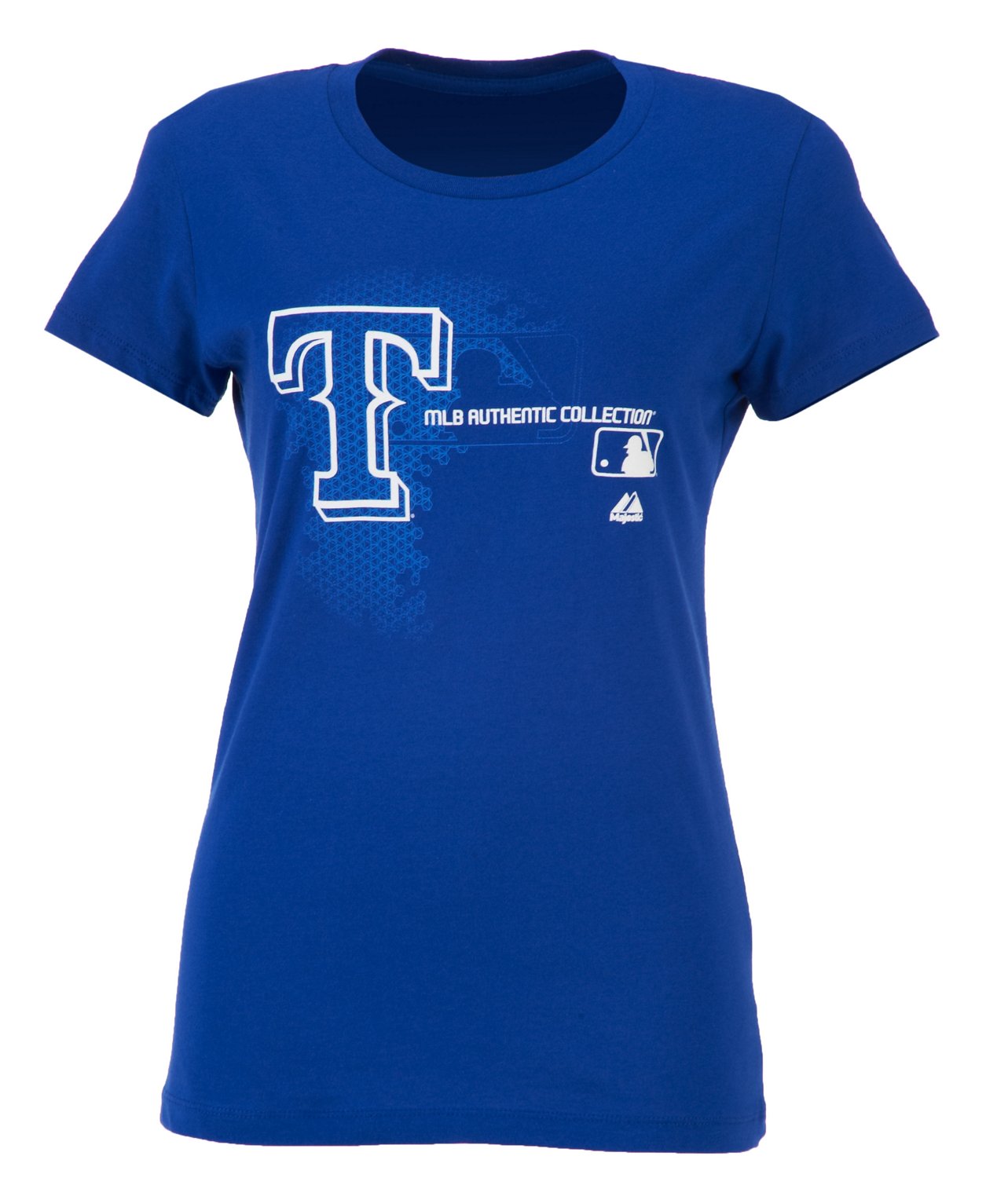 Majestic Women's Texas Rangers Logo T-shirt