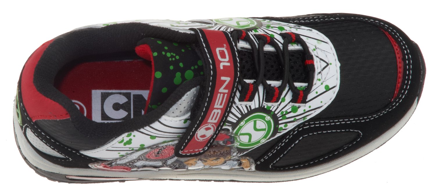 Ben 10 Boys' Power Strap Court Athletic Lifestyle Shoes thumbnail