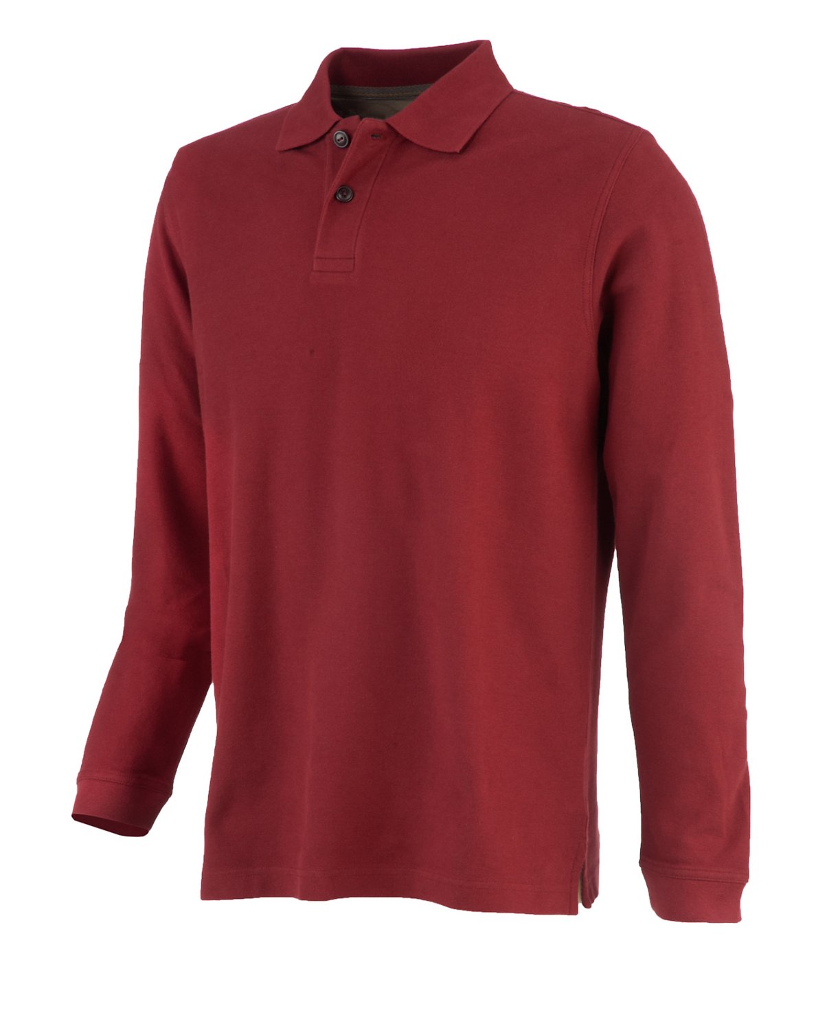 Austin Clothing Co.® Men's Honeycomb Piqué Long Sleeve Polo thumbnail