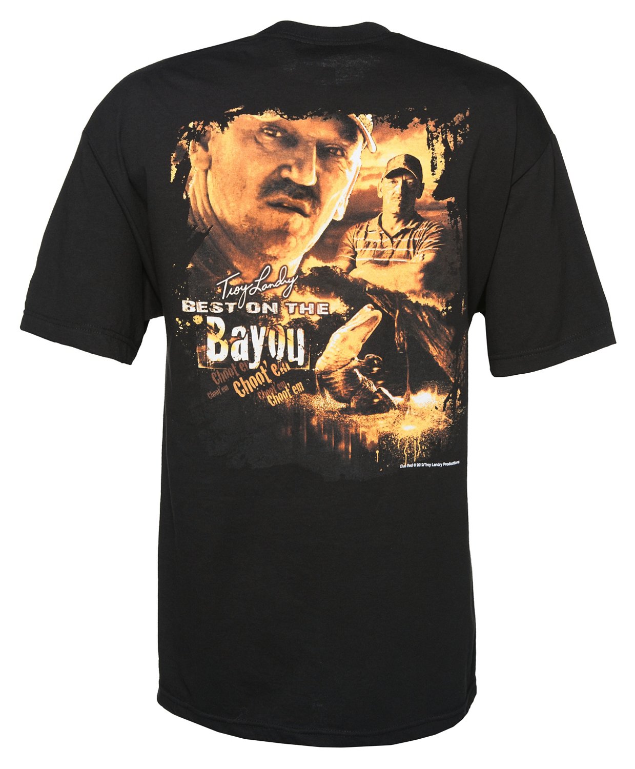 Club Red Men's Troy Landry's Choot 'Em! Best on the Bayou T-shirt
