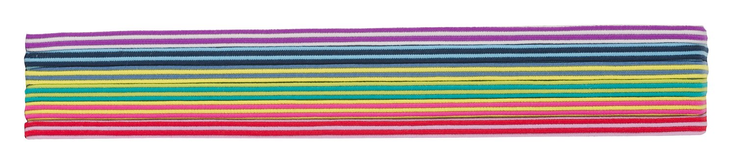 scünci® Girls' 2-Tone Elastic Headwraps 6-Pack