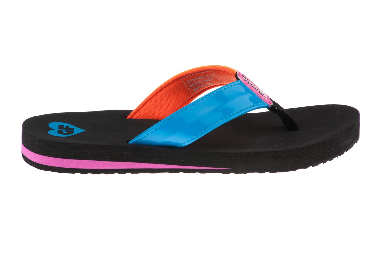 Gotta Flurt Girls' Low Thong Wedge Sandals