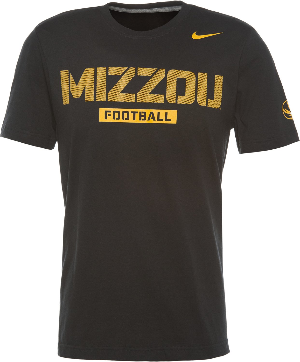 Nike Men's University of Missouri Practice Team Issue Short Sleeve T-shirt