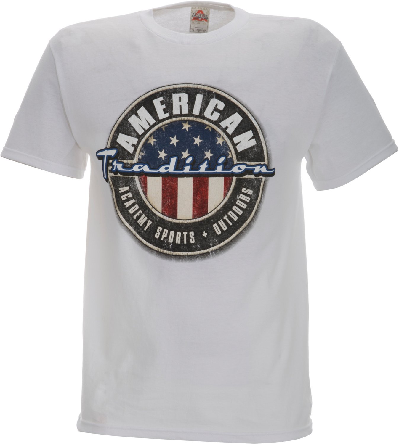 Academy Sports + Outdoors Men's American Traditions Printed Short Sleeve T-shirt