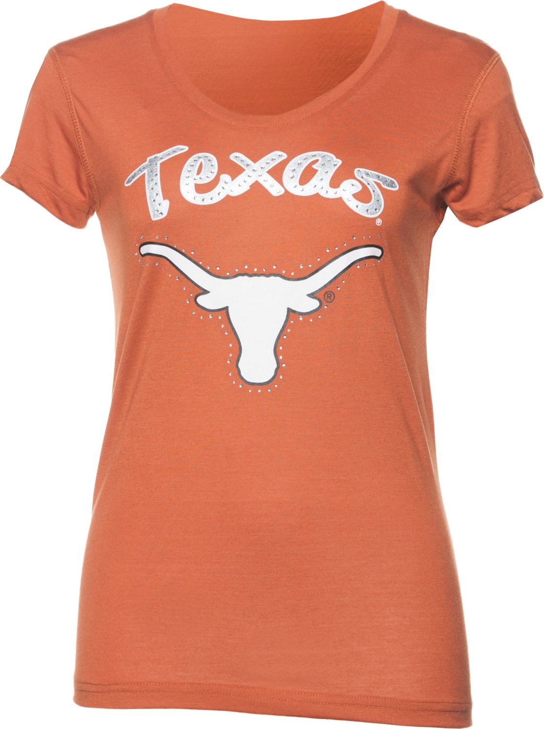 Colosseum Athletics Women's University of Texas Diva Scoop Neck T-shirt