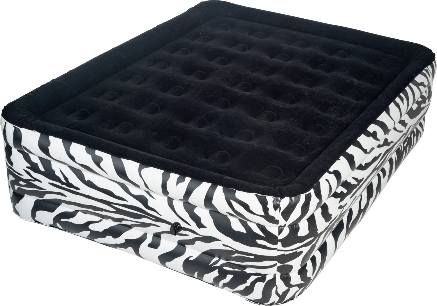 Pure Comfort Zebra Queen-Size Airbed with Electric Pump