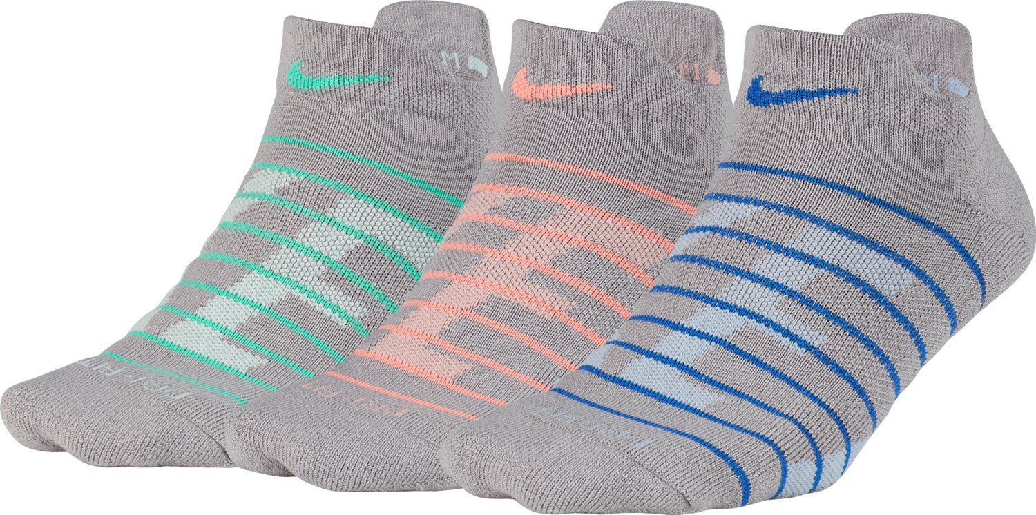 Nike womens dry cushion low socks