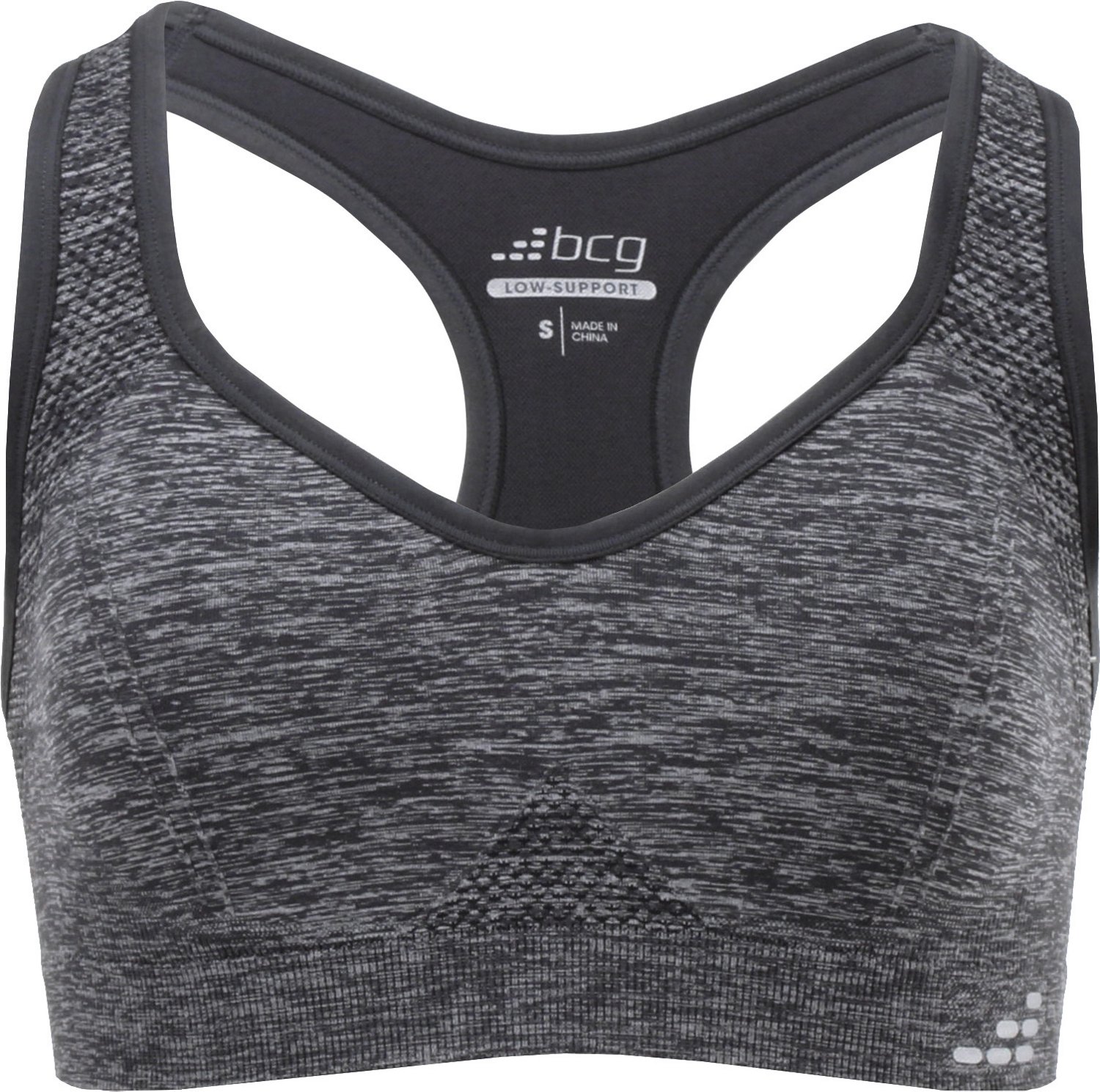 gray sports bra