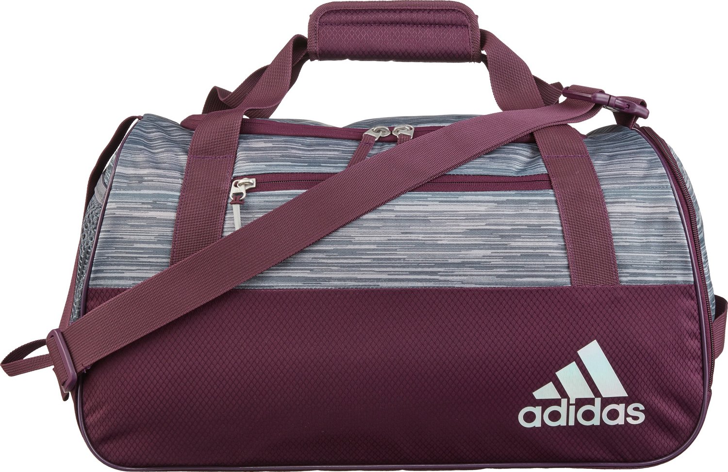 adidas grey duffle bag