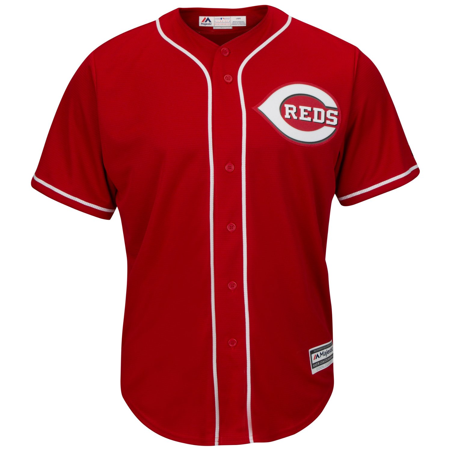 Majestic Men's Cincinnati Reds Joey Votto #19 Cool Base® Alternate ...