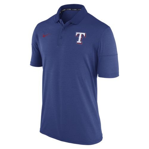 Nike Men's Texas Rangers Short Sleeve Polo Shirt | Academy