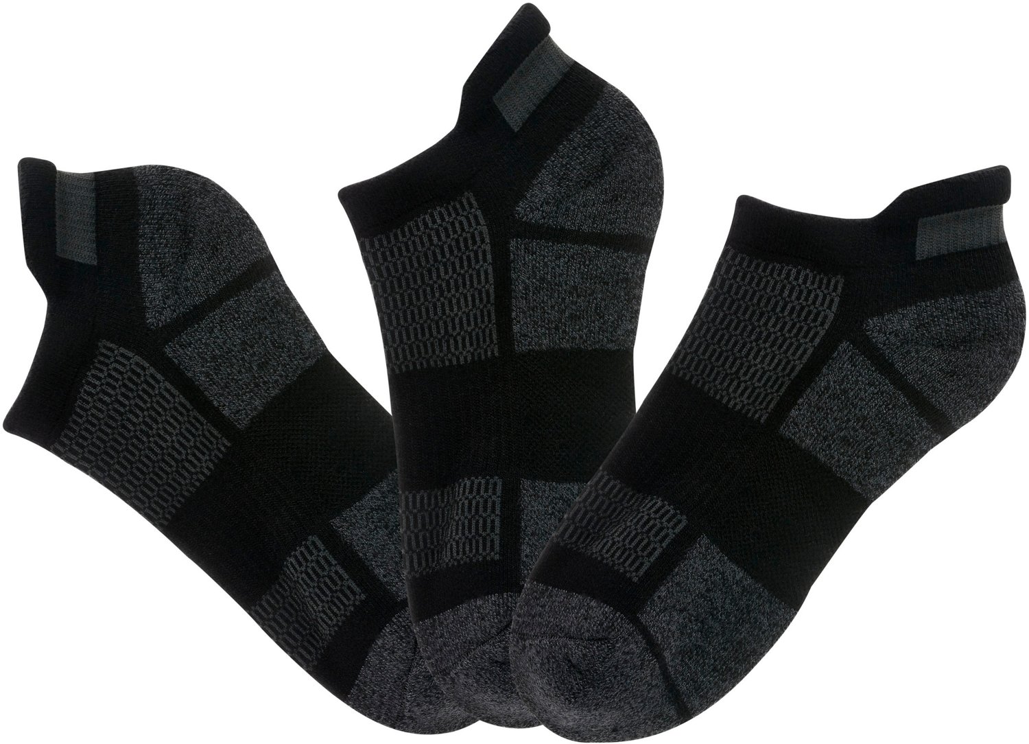 BCG Women's Multisport Cushion LowCut Tab Marl Socks 3 Pack Academy