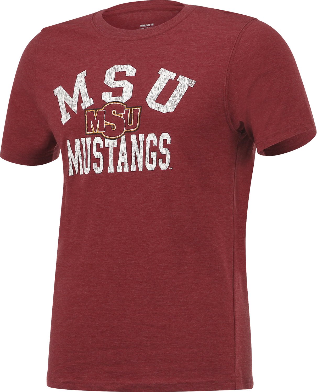 Colosseum Athletics Men's Midwestern State University Vintage T-shirt ...