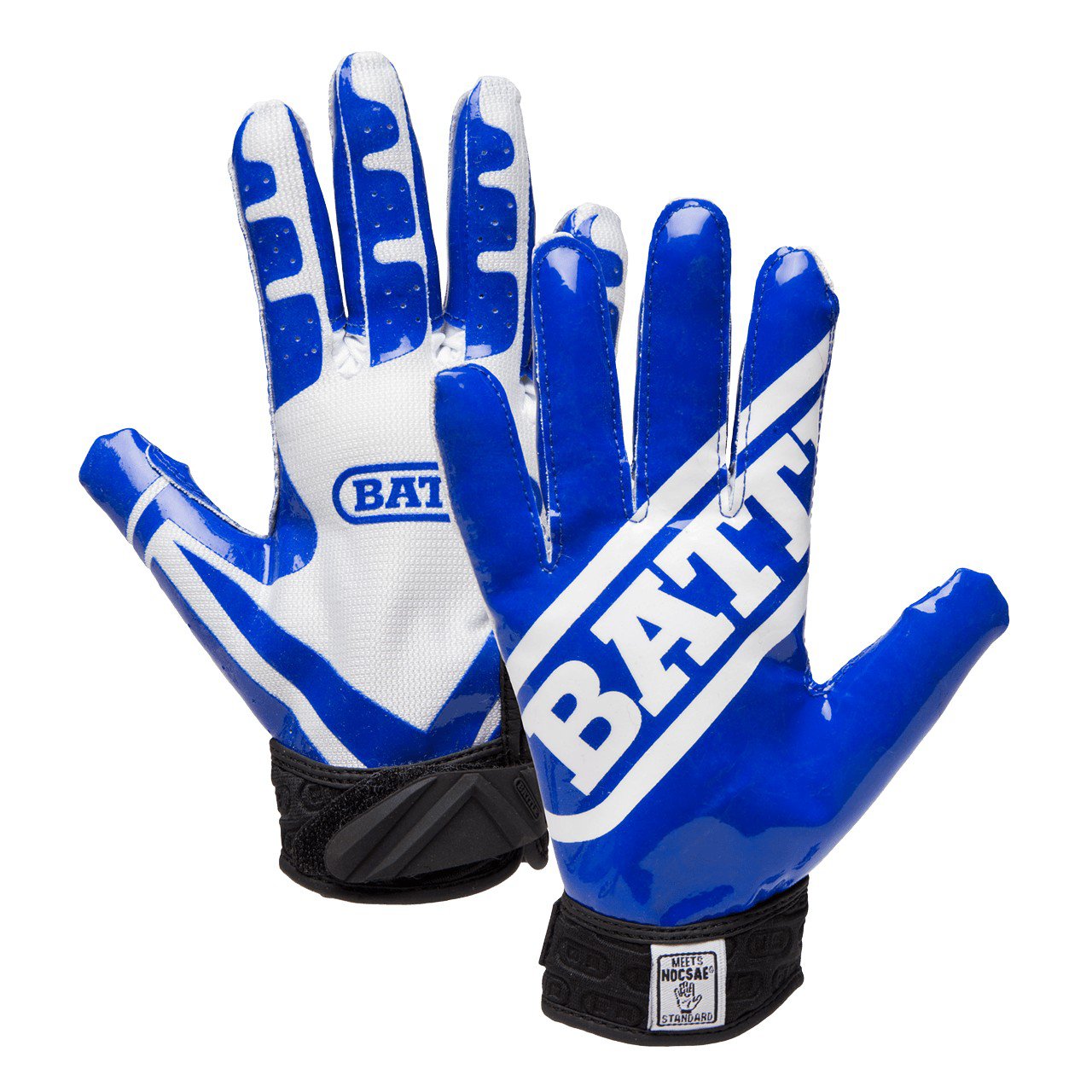 carolina blue football gloves