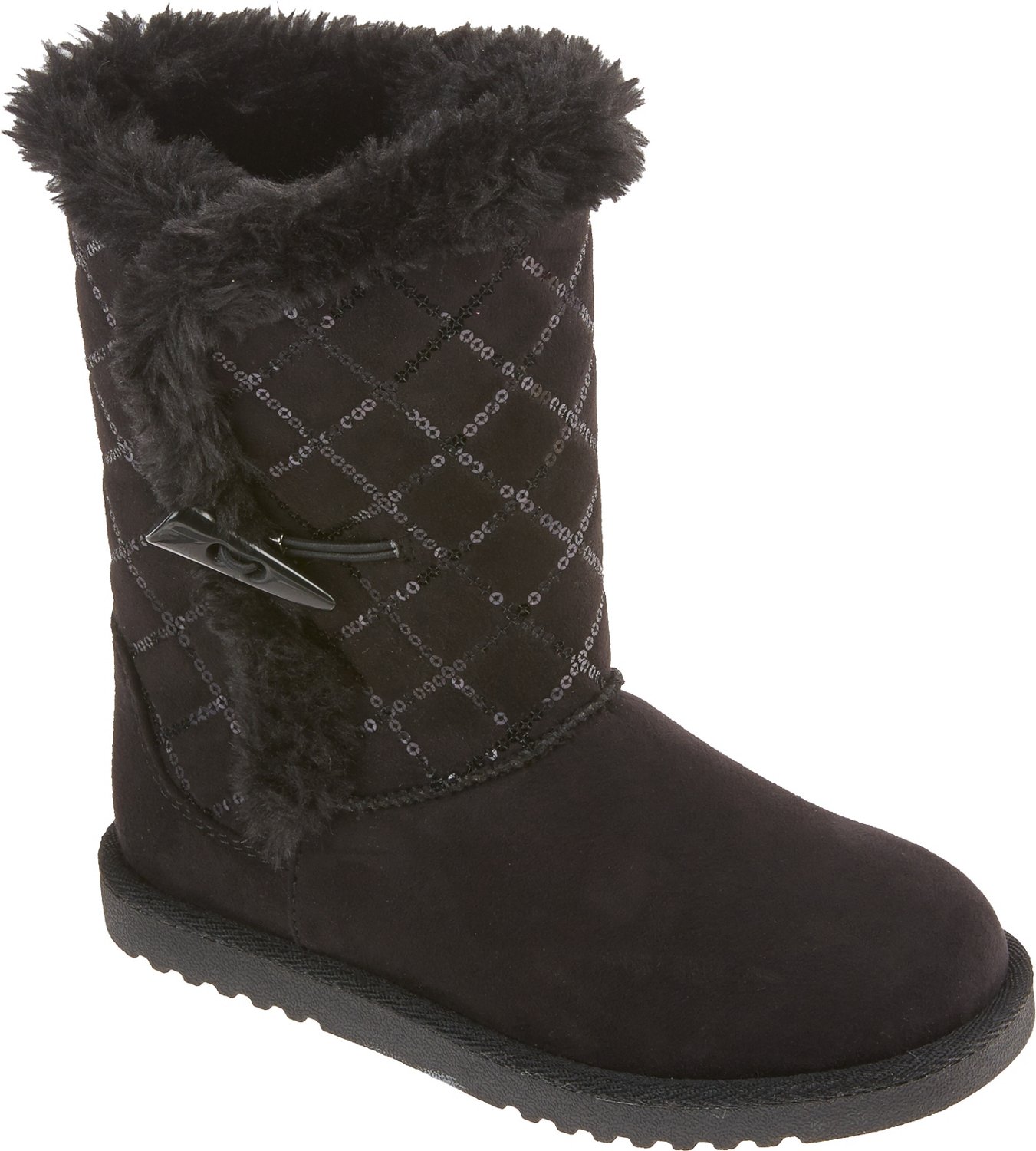 Magellan Outdoors Girls' Quilted Sequin Winter Boots | Academy