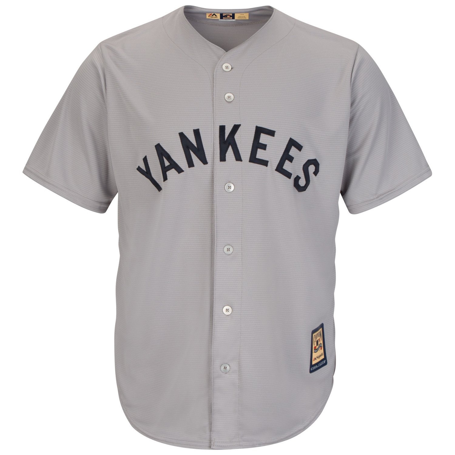 Majestic Men's New York Yankees Mickey Mantle #7 Cooperstown Cool Base ...