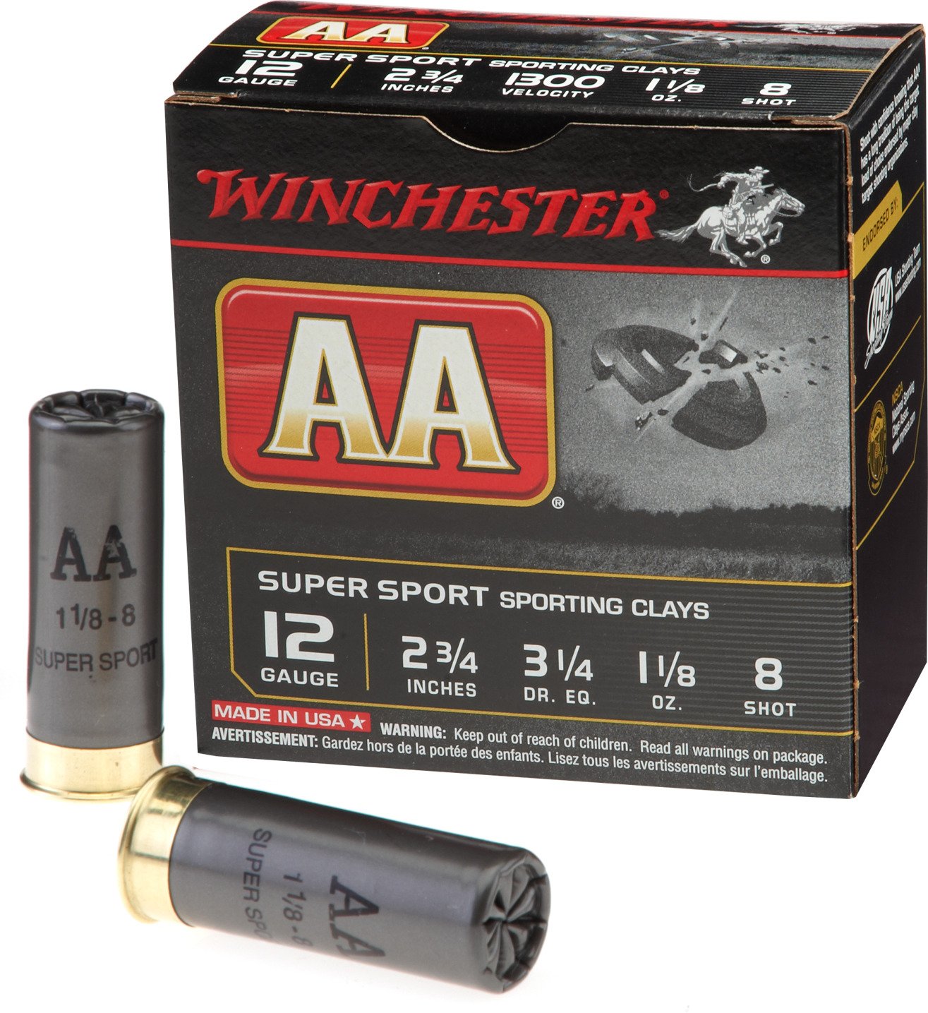 Winchester AA Super Sport Target Load 12 Gauge Shotshells Academy