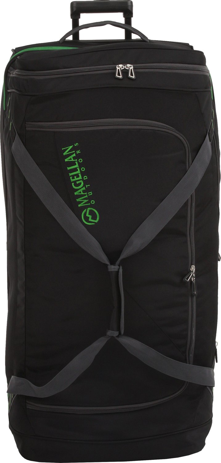 Magellan Outdoors 36 in Drop Bottom Wheeled Duffel Bag Academy