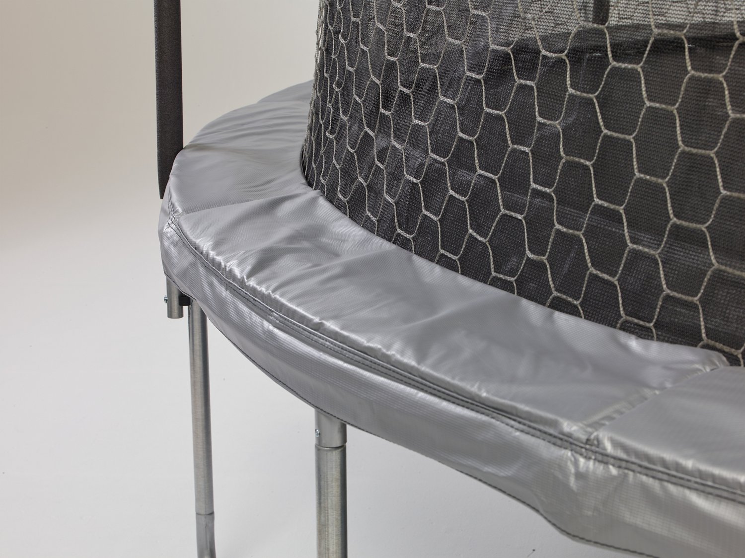 Jump Zone 14 ft Round Trampoline and Double Net Enclosure with Dunkzone