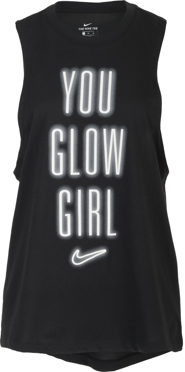 Nike Women's Dry Glow Girl Training Tank Top | Academy Nike Women's Dry Glow Girl Training Tank Top - view number ...