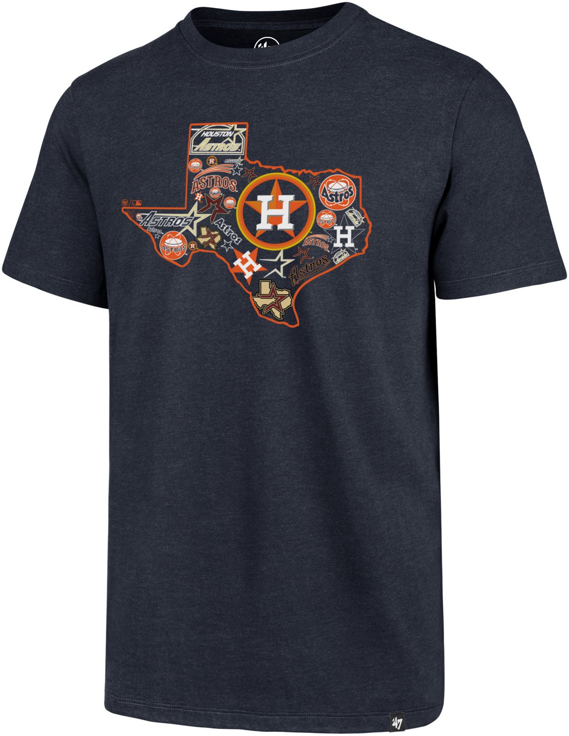 '47 Boys' Houston Astros State of Texas Multi Logo Super Rival T-Shirt ...