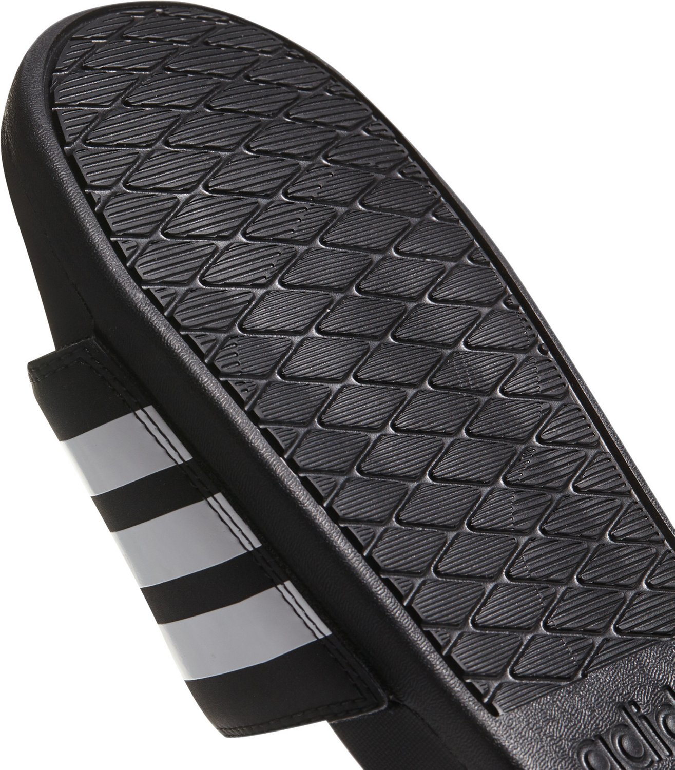 adidas Men's Adilette Cloudfoam Plus Stripes Slides | Academy