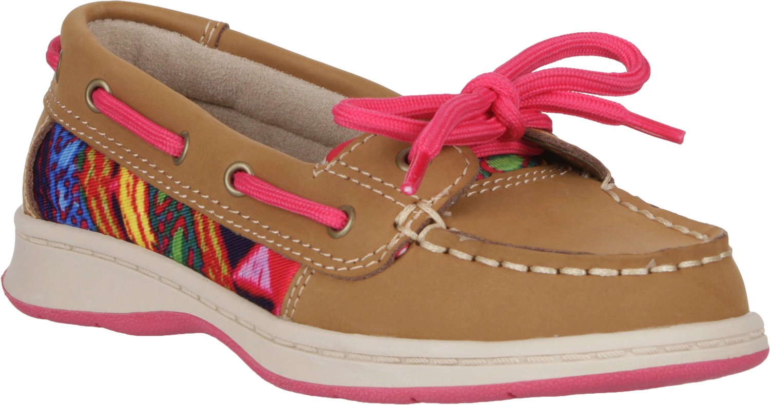 Austin Trading Co. Girls' Leather Boat Shoes | Academy