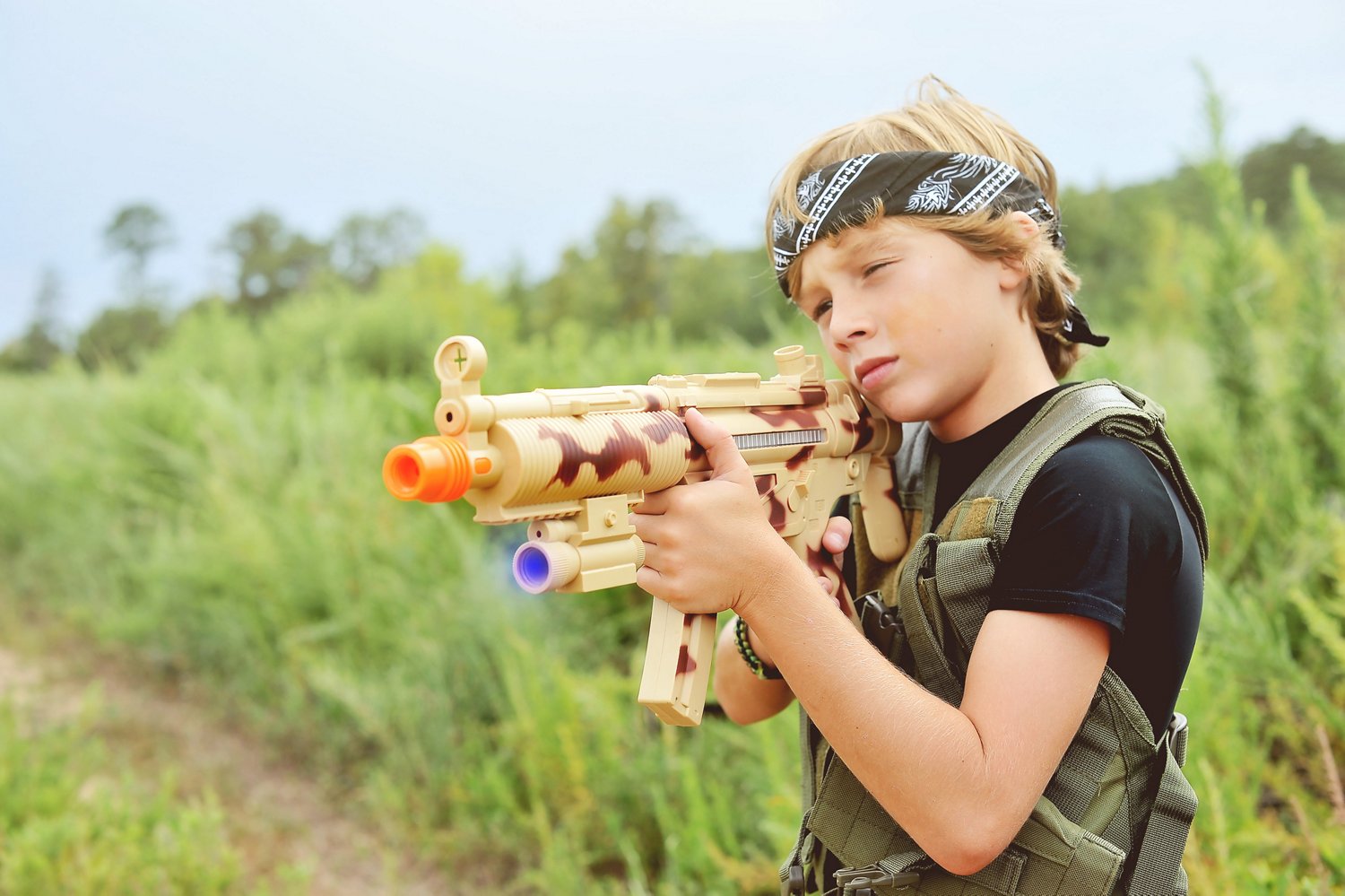 Maxx Action Tactical Toy Machine Gun | Academy